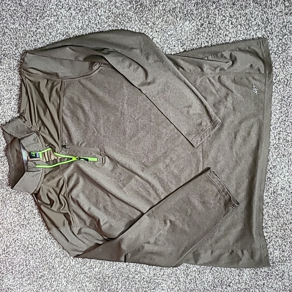 2XL NordicTrack 3/4 zip mens